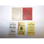 Advertising cards, Copes Jockey Club (2) folding out to reveal information,