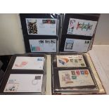 Netherlands:- A collection of first day covers in four albums from 1950-1996.