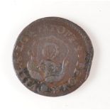 17th century token:- "A Lowestof Farthing,