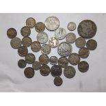 USA:- A collection of coins including 1900 dollar.