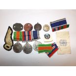 WWII medal, Defence medal and Police Exemplary Service medal to Sergeant David S.