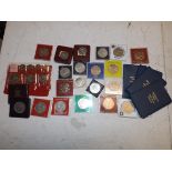 Miscellaneous British and Foreign Crown size coins etc.