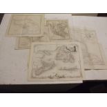 LOOSE ENGRAVED MAPS. 12 North America incl Tallis "Newfoundland & Nova Scotia.