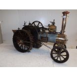 A handmade live steam traction engine made by Mr Richard Henry Jennings,