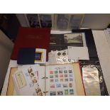 Miscellaneous stamp album, first day covers, postcards etc.