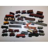 A collection of 00 gauge wagons mainly by Tri-ang.