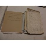 DOROTHY DOUGHTY. Manuscript, part typed, putative book by D.D.