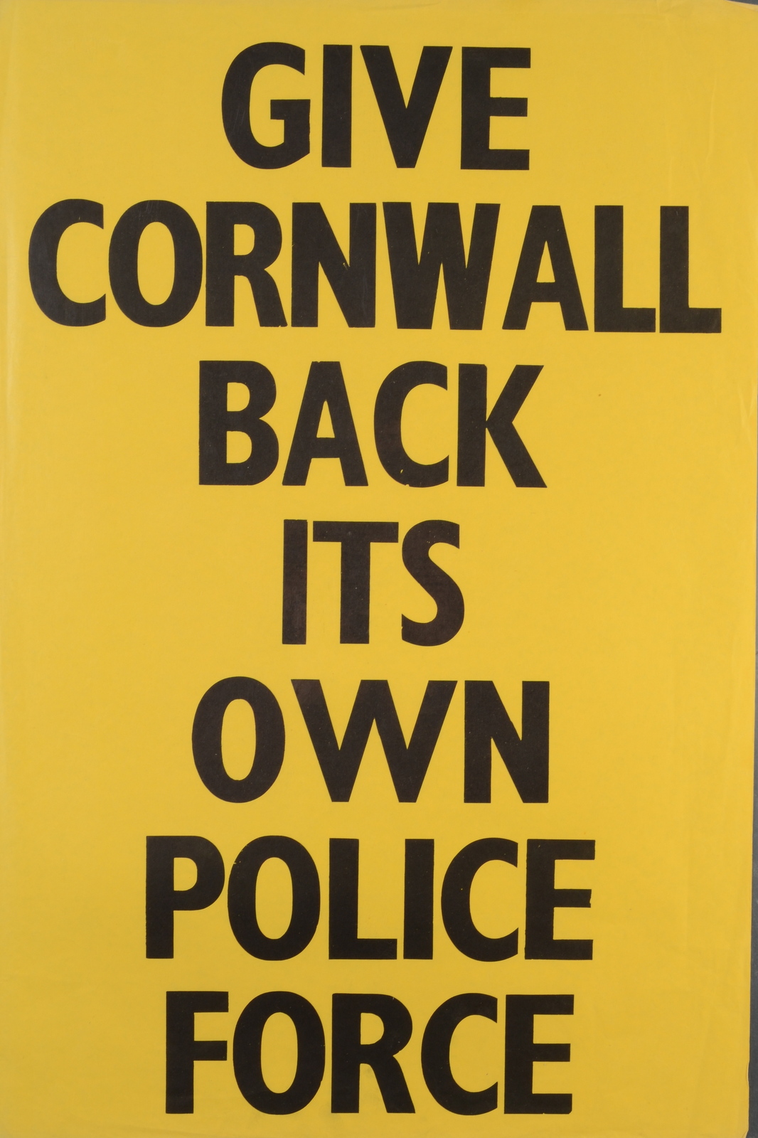 Cornish Political Posters 5 pieces 76 x 51cm - Image 5 of 5