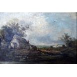 Country Scene Oil on panel 17 x 24cm
