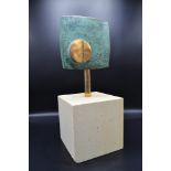 CHRIS BUCK And She Was Lonely Bronze sculpture on sandstone base Edition number II out of