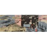 JOHN PIPER Nursery Frieze II Lithograph on paper Signed Published by Contemporary Lithographs