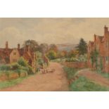 EDWIN VINER HOYLAKE Stanton Village, Autumn Fullbrook,