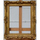 An ornate 19th century gilt picture frame Internal measurements 45.6 x 35.