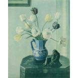 DOD PROCTER Vase of Tulips Print Signed in pencil Embossed with Fine Art Guild stamp