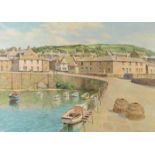 WILLIAM LAMBERT BELL Mousehole 69 Oil on canvas Signed Titled on the reverse 72 x 51cm