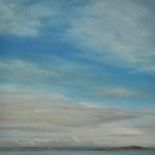 JOHN HOWARD Sky Study Pastel Signed 20 x 20cm