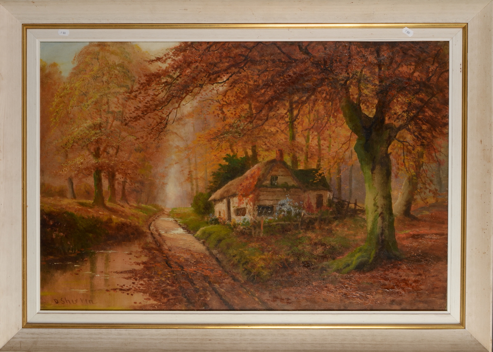 DANIEL SHERRIN Autumn Landscape Oil on canvas Signed 61 x 92cm - Image 2 of 2