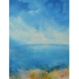 AMANDA HOSKIN Warm Day, Helford River Oil on board Signed Titled,