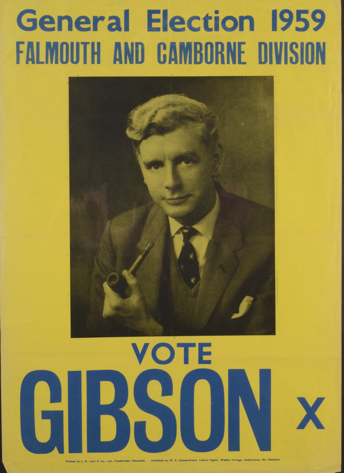 Cornish Political Posters 5 pieces 76 x 51cm - Image 2 of 5