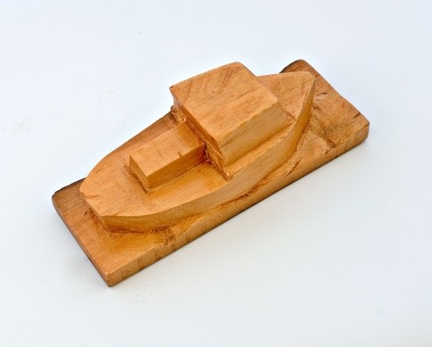 Artist: Pupil (Helston Community College) Title: Boat Size: 7 x 20 x 10.