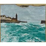 Artist: Christine Brunnock Title: Porthleven Size: 30 x 40.