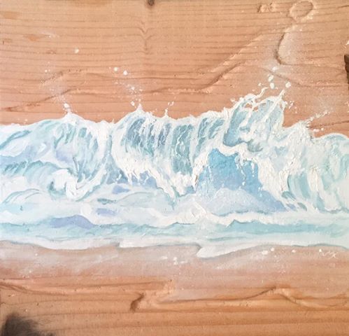 Artist: Janice Ashworth Title:Wave 360 Size: 19.5 x 19.