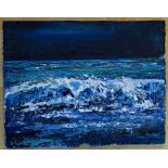 Artist: Sue Read Title: The Night Sea Size: 29 x 37 x 2cm Medium: Oil Sue Read Sue is a Cornish