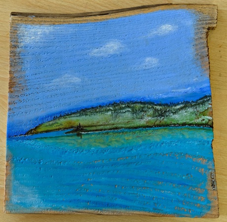 Artist: Kim Potter Title: Porth Bal Size: 29 x 30 x 2cm Medium: Acrylic Kim Potter Kim's artistic