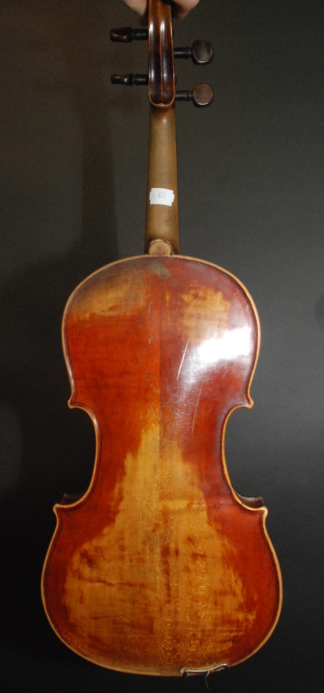 A cased violin, bearing paper label 'Henry Betts, Maker Royal Exchange, London', - Image 4 of 23