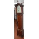 A George III mahogany eight day long case clock,