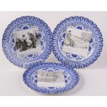 Three Royal Doulton 'Gibson Girl' plates,