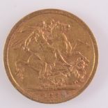 A Victorian Jubilee head sovereign dated 1889 Melbourne mint, very fine.