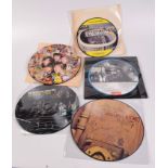 A Precious Stones picture disc and four others.