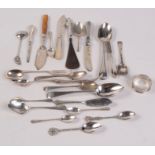 Silver cutlery. 9oz. etc.