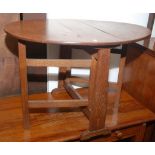 A Robin Nance light oak, twin flap coffee table. Provenance: Made by Robin Nance for his home.