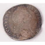 A William III shilling recovered from the wreck of the Association.