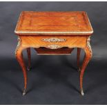 A good French Kingwood veneered toilet table in Transitional style,