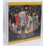 The Rolling Stones, Rock and Roll Circus boxed CD/DVD set, and the "Behind The Buttons" boxed set.