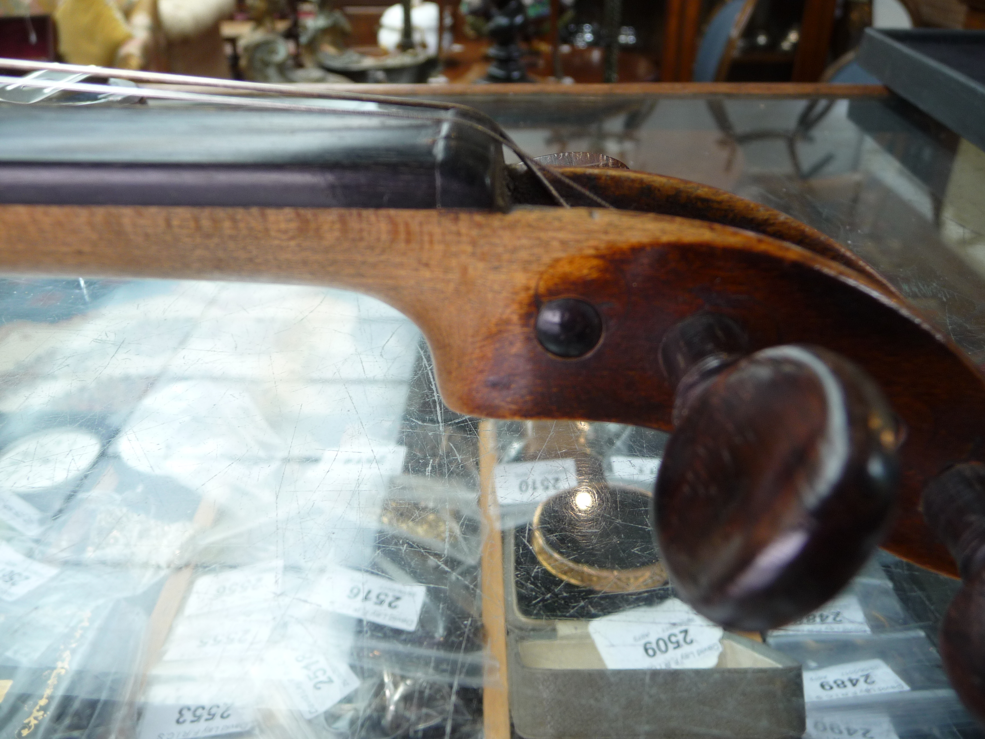 A cased violin, bearing paper label 'Henry Betts, Maker Royal Exchange, London', - Image 19 of 23