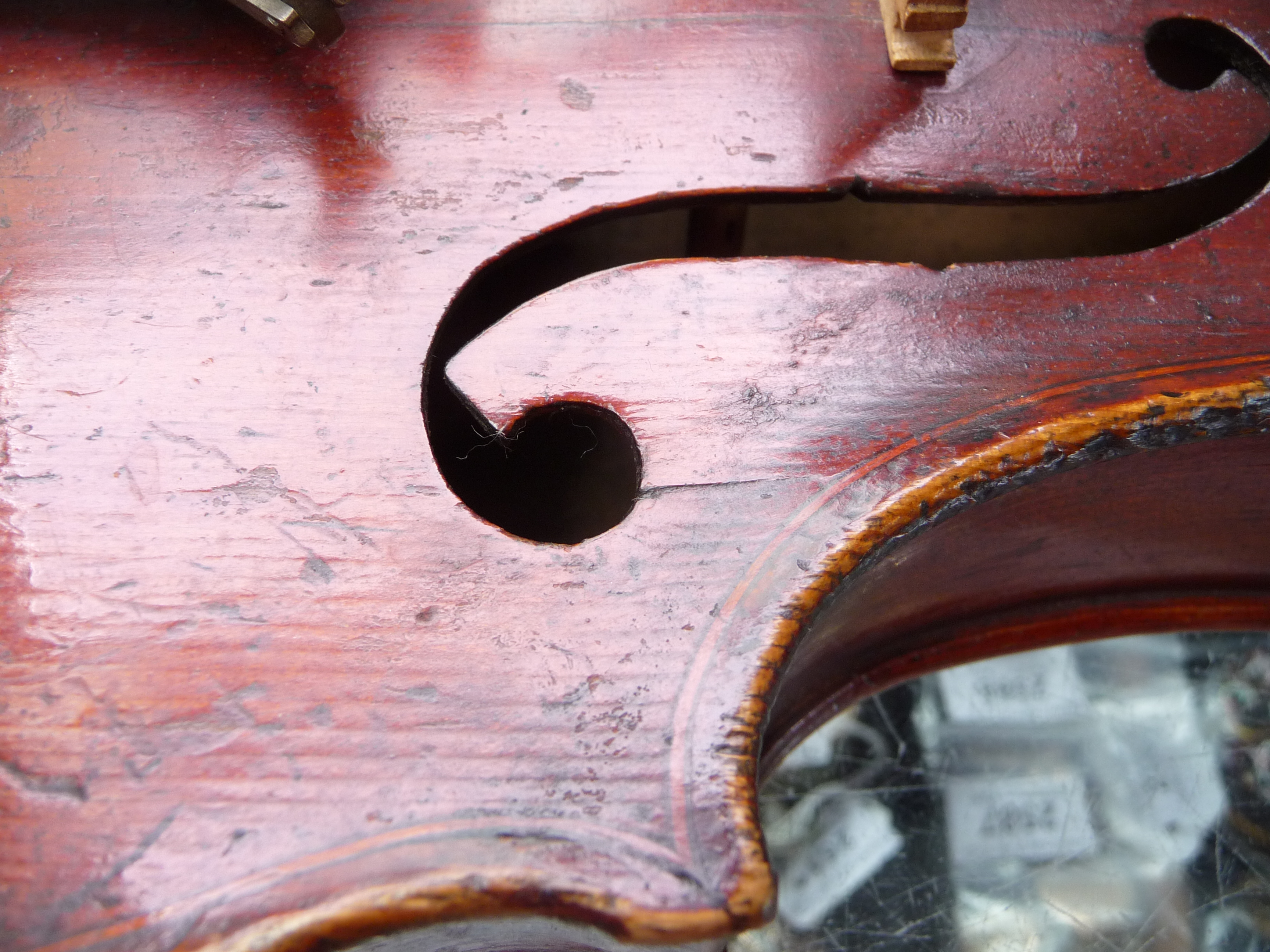 A cased violin, bearing paper label 'Henry Betts, Maker Royal Exchange, London', - Image 18 of 23