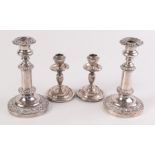 Two pairs of candlesticks.