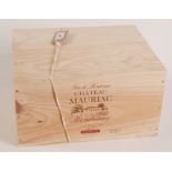 A case of six bottles of Vin de Bordeaux Chateau Mauriac, Calvet.