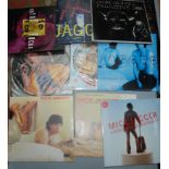 Mick Jagger nine albums including three picture discs.