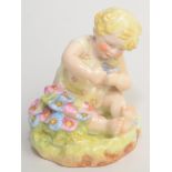 A Royal Worcester porcelain figure entitled 'Mischief', by Freda Doughty, No 2914, height 8cm.