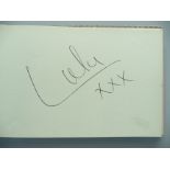 A pop music autograph book from the 1960's, including signatures of the Rolling Stones, Lulu,