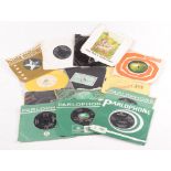 The Beatles, four Parlaphone 45rpm vinyl singles,