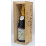 A magnum of A.Charbaut et fils champagne with private presentation label, in original wooden box.