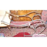 A rare early Victorian strip iron rocking chair, this design is often attributed to R.W.