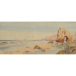 ARTHUR WHITE St Ives Watercolour Signed Together with a Perranporth watercolour by Thomas
