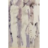 ROSE HILTON Standing nudes Watercolour 29 x 19cm